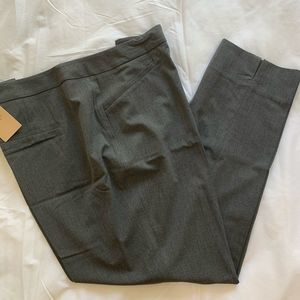 Halogen Ela Taylor Fit Dress pants 28W plus gray Charcoal NWT 7499 Washable